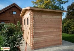 Abri De Jardin En Bois Douglas 28 Mm – 6,33 M² : 2,19 X 2,89 M -Solid || Mikado || Hevea Soldes Boutique abri bois douglas 28mm 5m2 dommar habrita