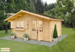 Abri De Jardin Bois Sapin 17 (446x446x263) 44 Mm