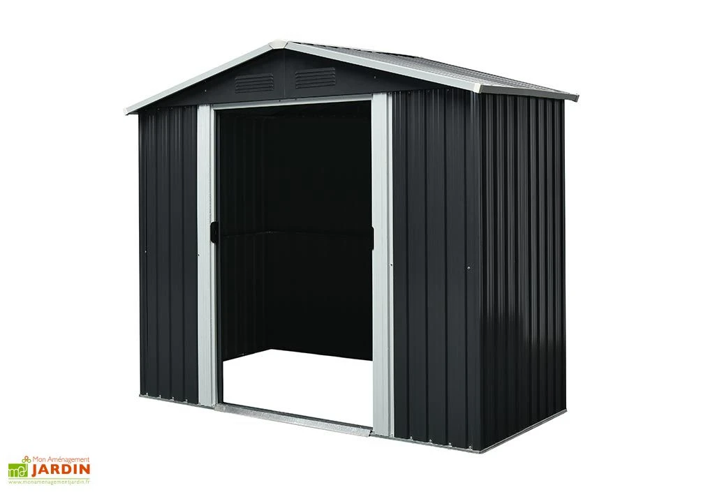 Abri De Jardin En Acier Galvanisé 2,5 M² (Pls Coloris) 2 Abri De Jardin En Acier Galvanisé 2,5 M² (Pls Coloris) – Image 2