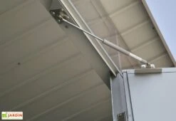 Abri De Jardin En Acier Galvanisé Duramax Modern 4 M² Gris Silver -Solid || Mikado || Hevea Soldes Boutique abri jardin acier galvanise duramax modern 6x5 gris 5