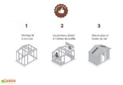 Abri De Jardin Acier Galvanisé Taupe Marron 197 X 303 Cm 5,97 M² -Solid || Mikado || Hevea Soldes Boutique abri jardin acier galvanise marron beige tbsl 2 1