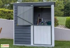 Remise De Jardin En Acier Galvanisé 203 X 116 Cm -Solid || Mikado || Hevea Soldes Boutique abri jardin acier galvanise 2