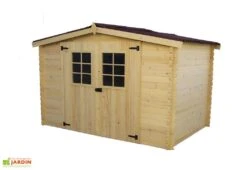 Abri De Jardin Bois 20 Mm (188x310x197cm) -Solid || Mikado || Hevea Soldes Boutique abri jardin bois 20mm 188x310x197 al301902n 1
