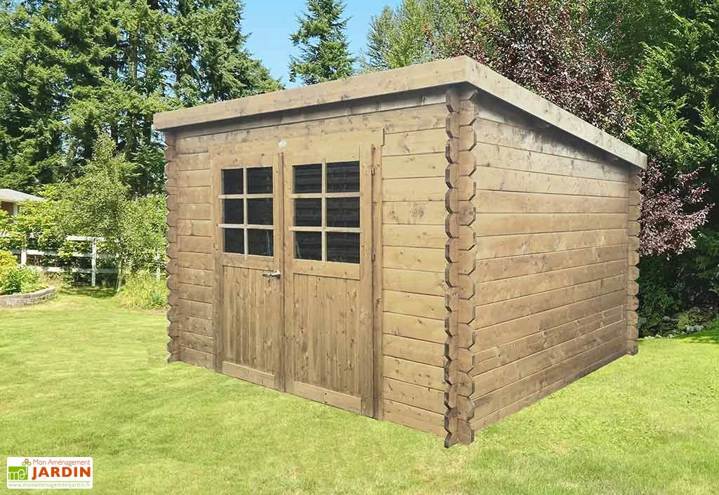 Solid Abri De Jardin En Bois Riom 28mm (298x238cm) 1 Solid Abri De Jardin En Bois Riom 28mm (298x238cm)