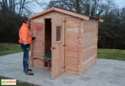 Abri De Jardin En Bois Douglas 20 Mm – 4,71 M² : 2,31 X 2,04 M 8 Abri De Jardin En Bois Douglas 20 Mm – 4,71 M² : 2,31 X 2,04 M -Solid || Mikado || Hevea Soldes Boutique abri jardin bois douglas habrita 20mm