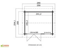 Abri De Jardin En Bois D’Épicéa Brut Alex Mini 4 M² -Solid || Mikado || Hevea Soldes Boutique abri jardin bois epicea brut alex mini 4 m 2