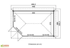 Abri De Jardin En Bois D’épicéa Brut Edinburgh 2 (11 M²) -Solid || Mikado || Hevea Soldes Boutique abri jardin bois epicea brut edinburgh 2 11 m 2