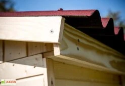 Abri De Jardin En Bois D’Épicéa Brut Habrita 9 M² -Solid || Mikado || Hevea Soldes Boutique abri jardin bois epicea brut habrita 9m 1