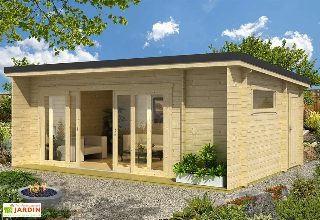 Abri De Jardin En Bois D’Épicéa Brut Java (22 M²) 1 Abri De Jardin En Bois D’Épicéa Brut Java (22 M²)