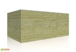 Abri De Jardin En Bois D’épicéa Traité Qube 15 M²