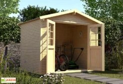 Abri De Jardin En Bois D’Épicéa WekaLine 6,1 M² (3 Coloris)