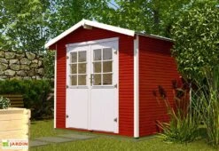 Abri De Jardin En Bois D’Épicéa WekaLine 6,1 M² (3 Coloris) -Solid || Mikado || Hevea Soldes Boutique abri jardin bois epicea wekaline 6 1 m 3 coloris 3