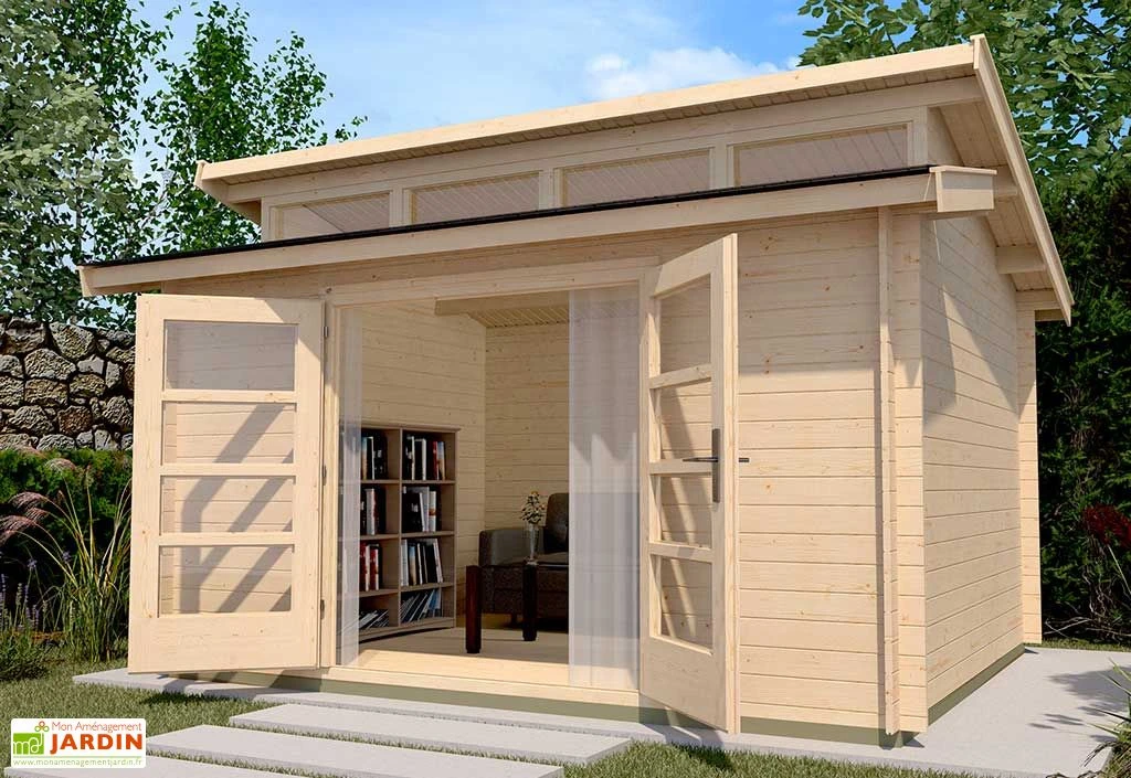 Abri De Jardin En Bois D’épicéa Brut Premium 28 T1 - 9 M² 1 Abri De Jardin En Bois D’épicéa Brut Premium 28 T1 - 9 M²