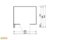 Abri De Jardin En Bois Riva 4,3 M² (2 Coloris) -Solid || Mikado || Hevea Soldes Boutique abri jardin bois riva 4 3 m 2 coloris 4