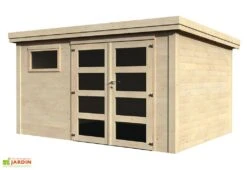 Abri De Jardin En Bois De Sapin Brut Paolo 10 M² -Solid || Mikado || Hevea Soldes Boutique abri jardin bois sapin brut paolo