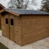 Abri De Jardin En Bois D’épicéa Traité Toit Bac Acier Thiers – 8,98 M²