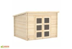 Abri De Jardin En Bois D'épicéa De 7,4 M² Ep. 28 Mm – Juno 7 Abri De Jardin En Bois D'épicéa De 7,4 M² Ep. 28 Mm – Juno -Solid || Mikado || Hevea Soldes Boutique abri jardin forest style amazonie brut 4