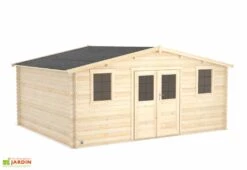 Abri De Jardin En Bois D'épicéa De 19,8 M² Ep. 28 Mm - Juno -Solid || Mikado || Hevea Soldes Boutique abri jardin forest style nyassa 4