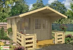 Abri De Jardin En Bois D’épicéa 18 M² - Luna 2