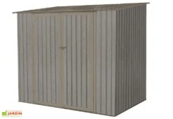 Abri De Jardin En Métal Monopente Look Bois Vieilli 3,17 M² 8 Abri De Jardin En Métal Monopente Look Bois Vieilli 3,17 M² -Solid || Mikado || Hevea Soldes Boutique abri jardin metal aspect bois vieilli puit lumiere 149x213cm 1