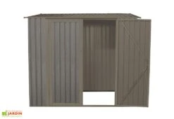 Abri De Jardin En Métal Monopente Look Bois Vieilli 3,17 M² 7 Abri De Jardin En Métal Monopente Look Bois Vieilli 3,17 M² -Solid || Mikado || Hevea Soldes Boutique abri jardin metal aspect bois vieilli puit lumiere 149x213cm 2