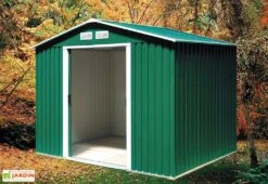 Abri De Jardin En Métal 0,33 Mm Duramax 5 M² – Vert Pin 8 X 6