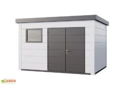 Abri De Jardin En Métal Eleganto Plus – 11,6 M² -Solid || Mikado || Hevea Soldes Boutique abri jardin metal eleganto plus blanc
