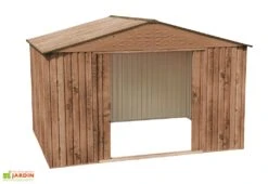 Abri De Jardin En Métal Duramax Woodgrain Imitation Bois 8 M² -Solid || Mikado || Hevea Soldes Boutique abri jardin metal imitation bois duramax woodgrain 10x8 2
