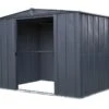 Abri De Jardin En Métal Gris Spacemaker Acier Galvanisé – 4,5 M²