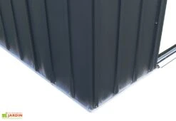 Abri De Jardin En Métal Gris Spacemaker Acier Galvanisé – 7 M² -Solid || Mikado || Hevea Soldes Boutique abri jardin metal spacemaker gris acier galvanise 300cm 4