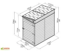 Abri De Jardin Skylight 2,1 M² Pent Ambre | Palram - Canopia -Solid || Mikado || Hevea Soldes Boutique abri jardin polycarbonate pent shed palram 1