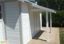 Grosfillex Auvent Pour Abri De Jardin PVC 7 Grosfillex Auvent Pour Abri De Jardin PVC -Solid || Mikado || Hevea Soldes Boutique auvent4