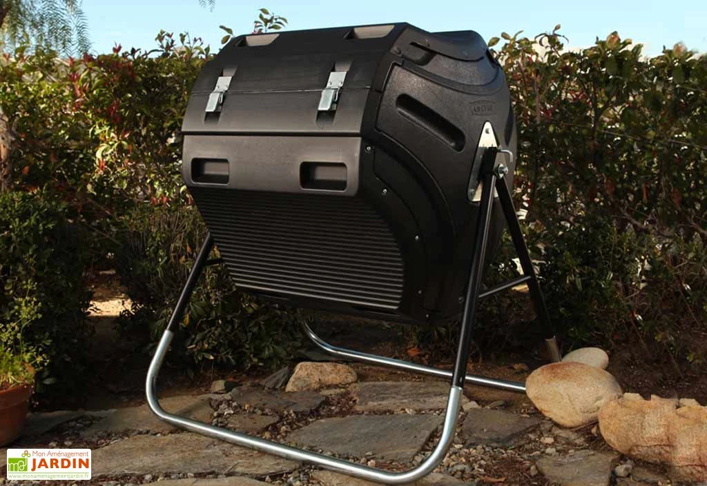 Composteur Rotatif 303L En Polyéthylène Lifetime 1 Composteur Rotatif 303L En Polyéthylène Lifetime