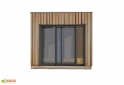 Baie Coulissante Alu 2vtx 240x215 Double Vitrage Pour Bungalow Studio
