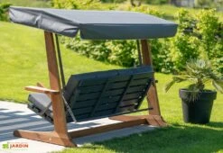 Balancelle De Jardin 3 Personnes - Bois Exotique – Sia 2400 8 Balancelle De Jardin 3 Personnes - Bois Exotique – Sia 2400 -Solid || Mikado || Hevea Soldes Boutique balancelle jardin bois grise westmann