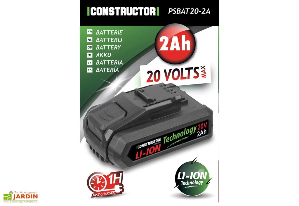 Batterie Lithium 20V 2Ah Pour Outils PowerShared 2 Batterie Lithium 20V 2Ah Pour Outils PowerShared – Image 2