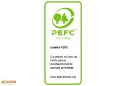 Abri De Jardin En Bois Douglas 20 Mm – 5,24 M² : 1,69 X 3,10 M -Solid || Mikado || Hevea Soldes Boutique bois pefc habrita 10 31 1499 17