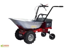 Brouette Électrique Avec Benne Basculante En Acier Galvanisé 300 W