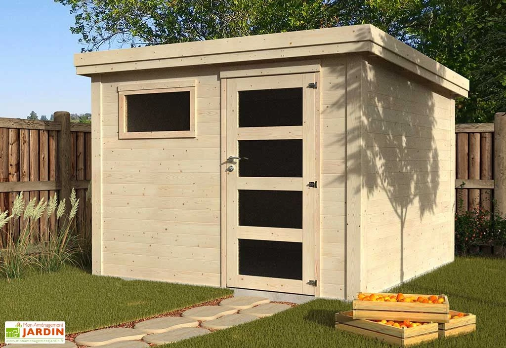 Abri De Jardin En Bois De Sapin Brut Paco 7,54 M² 1 Abri De Jardin En Bois De Sapin Brut Paco 7,54 M²