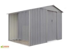 Abri De Jardin En Métal + Bûcher 5,31 M²