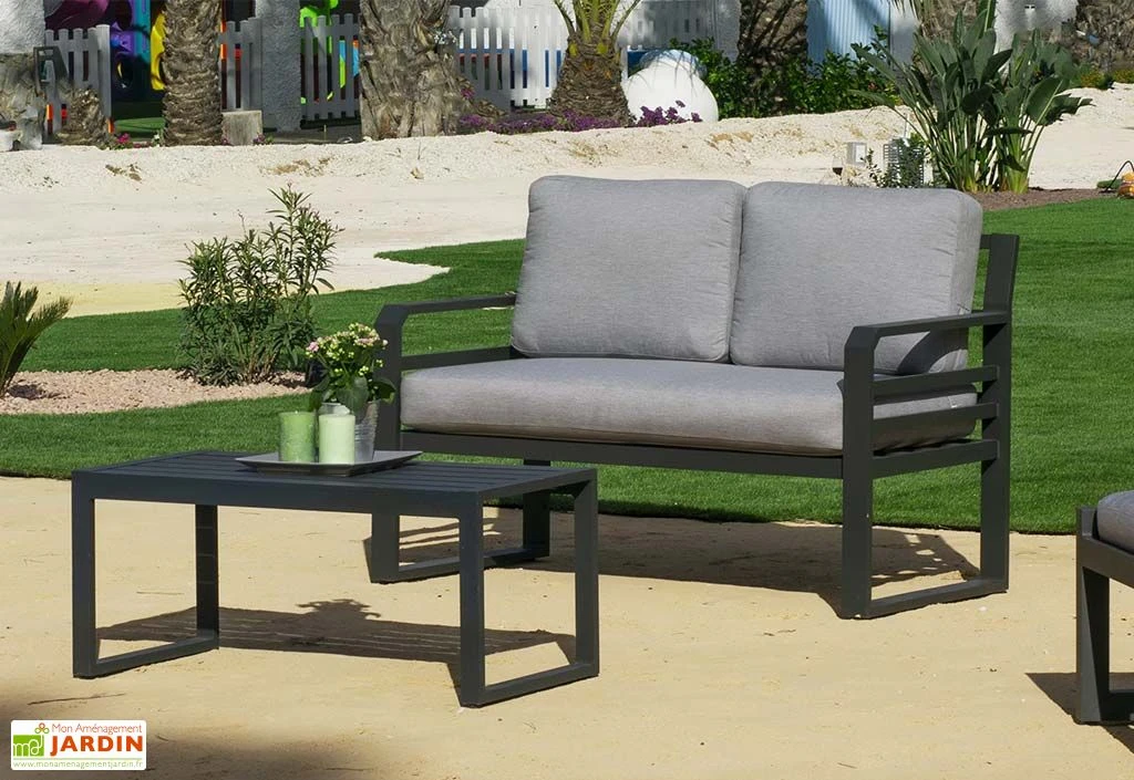 Hevea Salon De Jardin Bas En Aluminium Piave – 4 Places 2 Hevea Salon De Jardin Bas En Aluminium Piave – 4 Places – Image 2