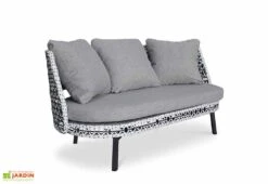 Salon De Jardin 4 Places En Aluminium Et Résine Tressée Agadir 8 Salon De Jardin 4 Places En Aluminium Et Résine Tressée Agadir -Solid || Mikado || Hevea Soldes Boutique canape salon jardin aluminium resine tressee agadir