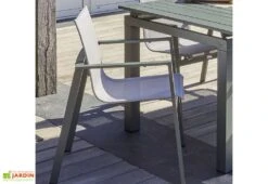 Salon De Jardin Haut 12 Places En Aluminium Et Textilène - Miami 5 Salon De Jardin Haut 12 Places En Aluminium Et Textilène - Miami -Solid || Mikado || Hevea Soldes Boutique chaise jardin aluminium miami 2