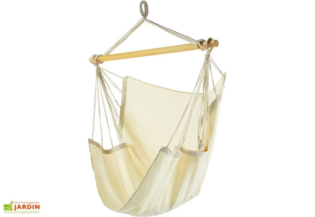 Chaise Suspendue Ecrue 110 X 140 Cm 1 Chaise Suspendue Ecrue 110 X 140 Cm