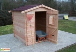 Abri De Jardin En Bois Douglas 20 Mm – 4,71 M² : 2,31 X 2,04 M 9 Abri De Jardin En Bois Douglas 20 Mm – 4,71 M² : 2,31 X 2,04 M -Solid || Mikado || Hevea Soldes Boutique chalet jardin bois douglas habrita 20mm