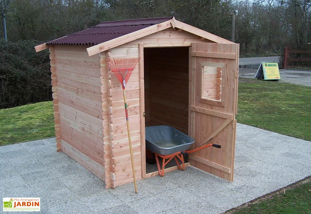 Abri De Jardin En Bois Douglas 20 Mm – 4,71 M² : 2,31 X 2,04 M 4 Abri De Jardin En Bois Douglas 20 Mm – 4,71 M² : 2,31 X 2,04 M – Image 4