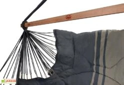 Chaise-hamac Molletonée – Konfort XXL -Solid || Mikado || Hevea Soldes Boutique detail hamac chaise supendue fauteuil