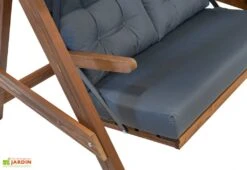 Balancelle De Jardin 2 Personnes - Bois Imprégné – Paris 1700 10 Balancelle De Jardin 2 Personnes - Bois Imprégné – Paris 1700 -Solid || Mikado || Hevea Soldes Boutique details assise balancelle jardin bois westmann as2051a