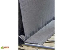 Rocking Chair De Jardin En Inox Et Textilène - Caprera -Solid || Mikado || Hevea Soldes Boutique details assise textilene rocking chair jardin caprera