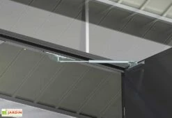 Abri De Jardin En Acier Galvanisé Duramax Modern 4,5 M² -Solid || Mikado || Hevea Soldes Boutique details porte cabane jardin duramax modern